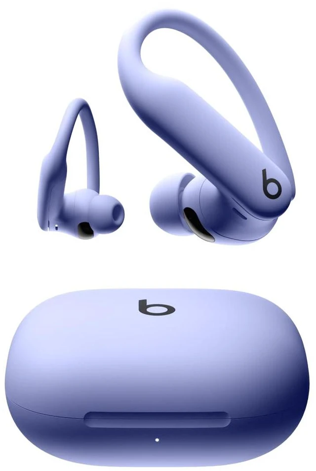 Main image of Apple Powerbeats Pro 2 Earset - Stereo - True Wireless - Bluetooth - Earbud, Over-the-ear, On-ear - Binaural - In-ear - Echo Cancelling Microphone - Noise Canceling - Hyper Purple