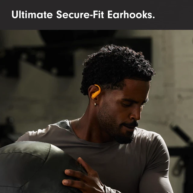 Alt view image 4 of 6 - Beats Powerbeats Pro 2 - Wireless Noise Cancelling Workout Earbuds with Secure- Fit Earhooks, Up to 45-Hour Battery with Charging Case, Sweat & Water Resistant, Heart Rate Monitoring - Electric Orange