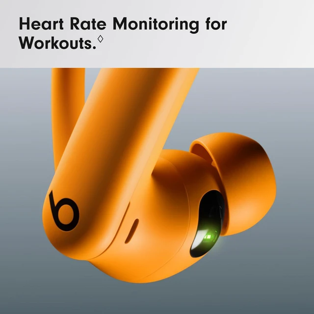 Alt view image 5 of 6 - Beats Powerbeats Pro 2 - Wireless Noise Cancelling Workout Earbuds with Secure- Fit Earhooks, Up to 45-Hour Battery with Charging Case, Sweat & Water Resistant, Heart Rate Monitoring - Electric Orange