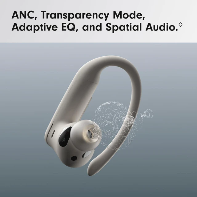 Alt view image 6 of 7 - Beats Powerbeats Pro 2 - Wireless Noise Cancelling Workout Earbuds with Secure- Fit Earhooks, Up to 45-Hour Battery with Charging Case, Sweat & Water Resistant, Heart Rate Monitoring - Quick Sand