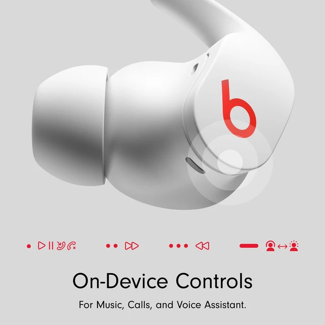 Alt view image 3 of 6 - Beats Fit Pro (1st Gen) - True Wireless Noise Cancelling Earbuds - Active Noise Cancelling - Sweat Resistant Earphones, Compatible with Apple & Android, Class 1 Bluetooth®-White