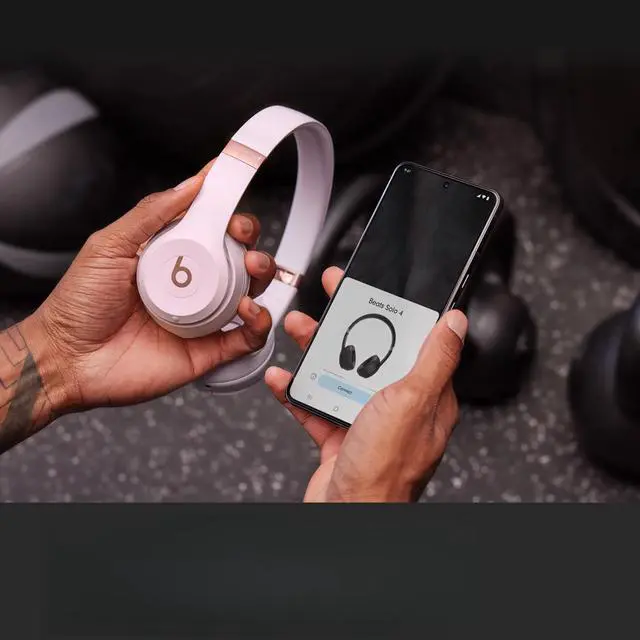 Alt view image 7 of 7 - Beats Solo 4 - Wireless On-Ear Bluetooth Headphones, Up to 50-Hour Battery Life, Ultra-Lightweight Comfort, Powerful and Balanced Sound, Apple & Android Compatible