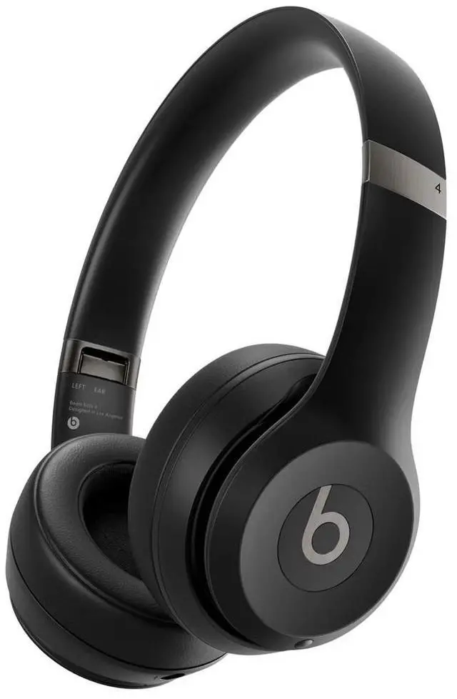 Main image of Beats Solo 4 - Wireless On-Ear Bluetooth Headphones, Ultra-Lightweight Comfort, Powerful and Balanced Sound, Apple & Android Compatible - Matte Black