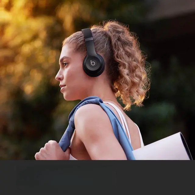 Alt view image 6 of 7 - Beats Solo 4 - Wireless On-Ear Bluetooth Headphones, Ultra-Lightweight Comfort, Powerful and Balanced Sound, Apple & Android Compatible - Matte Black