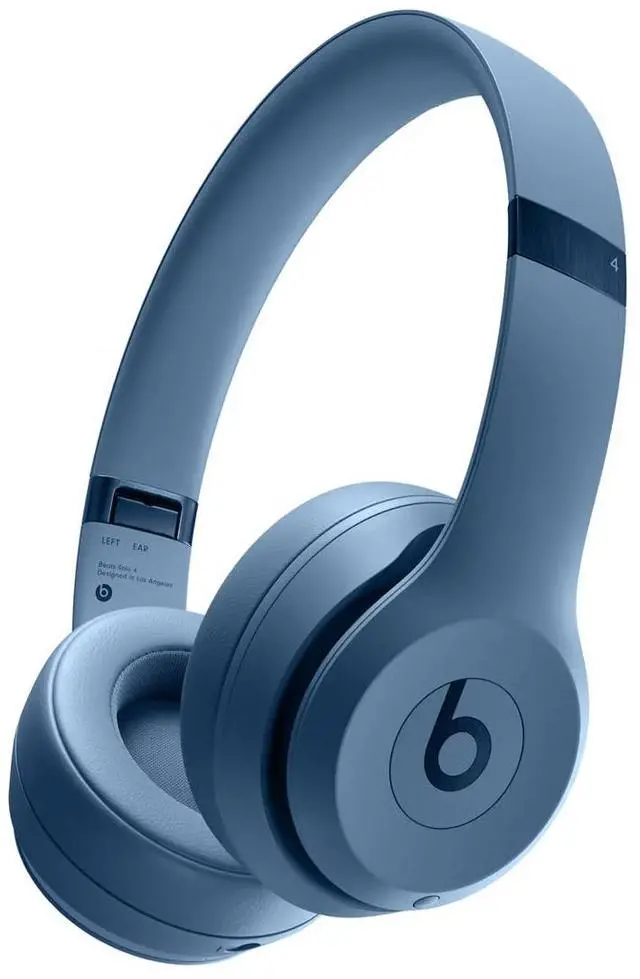 Main image of Beats Solo 4 - Wireless On-Ear Bluetooth Headphones, Ultra-Lightweight Comfort, Powerful and Balanced Sound, Apple & Android Compatible - Slate Blue