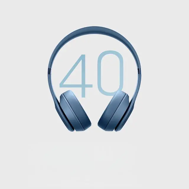 Alt view image 4 of 7 - Beats Solo 4 - Wireless On-Ear Bluetooth Headphones, Ultra-Lightweight Comfort, Powerful and Balanced Sound, Apple & Android Compatible - Slate Blue