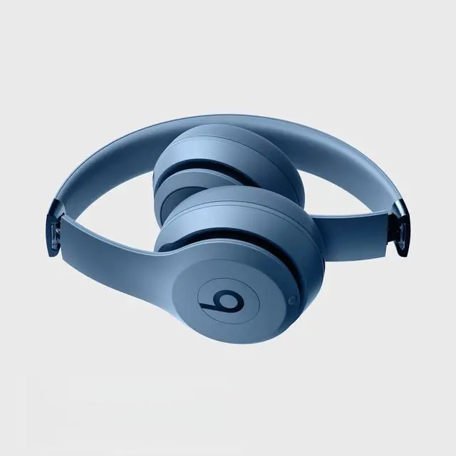 Alt view image 5 of 7 - Beats Solo 4 - Wireless On-Ear Bluetooth Headphones, Ultra-Lightweight Comfort, Powerful and Balanced Sound, Apple & Android Compatible - Slate Blue