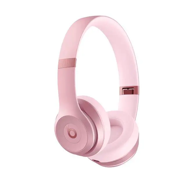 Alt view image 3 of 6 - Beats Solo 4 - Wireless On-Ear Bluetooth Headphones, Ultra-Lightweight Comfort, Powerful and Balanced Sound, Apple & Android Compatible - Cloud Pink