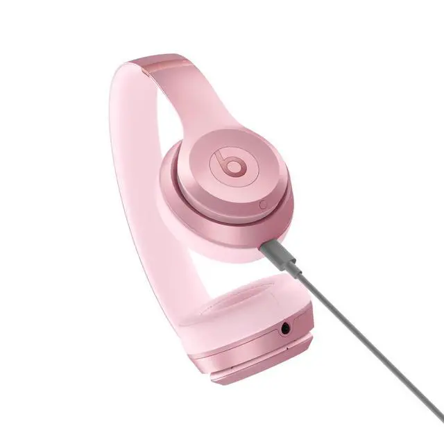 Alt view image 5 of 6 - Beats Solo 4 - Wireless On-Ear Bluetooth Headphones, Ultra-Lightweight Comfort, Powerful and Balanced Sound, Apple & Android Compatible - Cloud Pink
