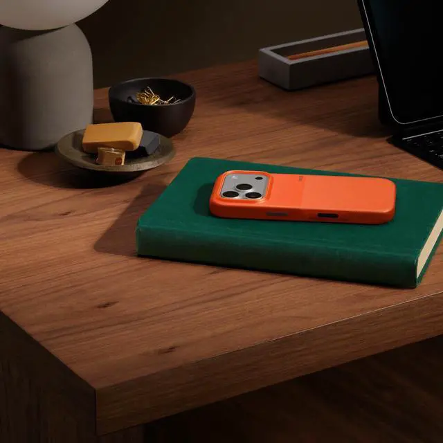Alt view image 2 of 4 - Beats IPhone 17ProMax MagSafe Phone Case , Silicone Shockproof Phone Case, Mountain Orange 17Pro