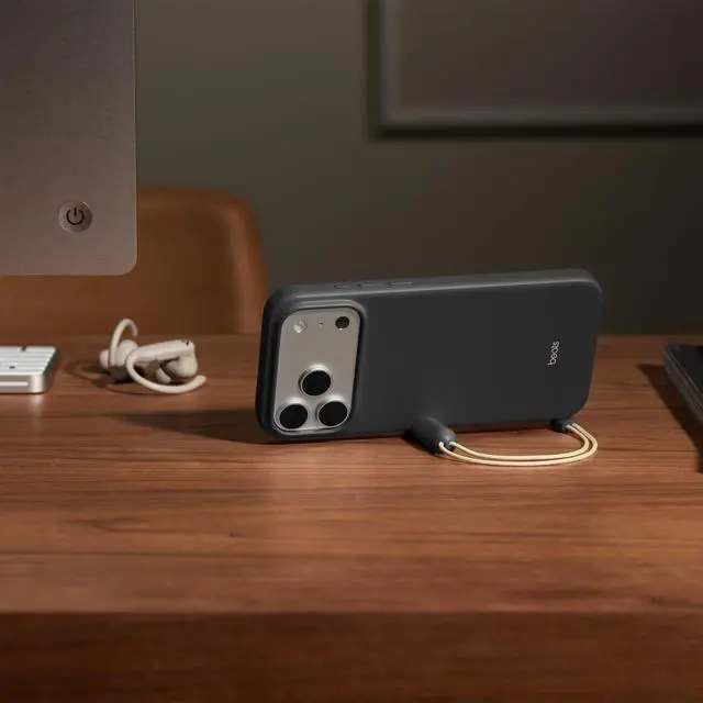 Alt view image 2 of 5 - Beats iPhone 17/17 Pro/17 Pro Max/17 Air MagSafe Case with Stand, Silicone Anti-Shock Case 17 Pro