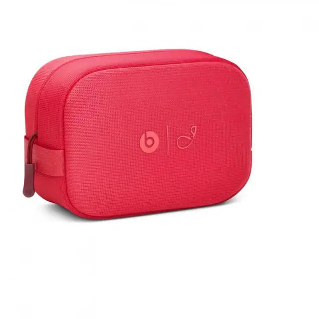 Alt view image 5 of 7 - Beats Solo 4 JENNIE Limited Edition, Ruby Red wireless Bluetooth headphones, ANC active noise-cancelling over-ear headphones, deep bass, long battery life, sports and music headphones
