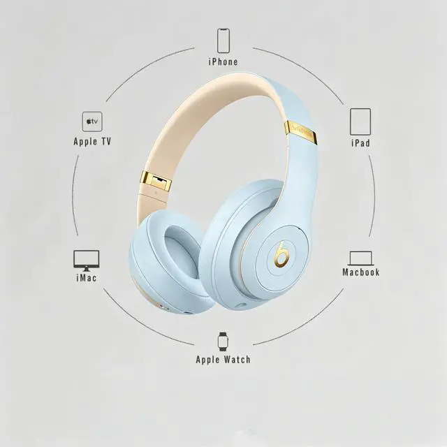 Alt view image 4 of 6 - Beats Studio3 Wireless Noise Cancelling Over-Ear Headphones - Apple W1 Headphone Chip, Class 1 Bluetooth, 22 Hours of Listening Time, Built-in Microphone