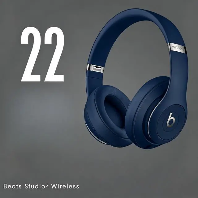 Alt view image 3 of 6 - Beats Studio3 Wireless Noise Cancelling Over-Ear Headphones - Apple W1 Headphone Chip, Class 1 Bluetooth, 22 Hours of Listening Time, Built-in Microphone