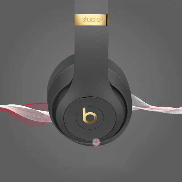 Main image of Beats Studio3 Wireless Noise Cancelling Over-Ear Headphones - Apple W1 Headphone Chip, Class 1 Bluetooth, 22 Hours of Listening Time, Built-in Microphone