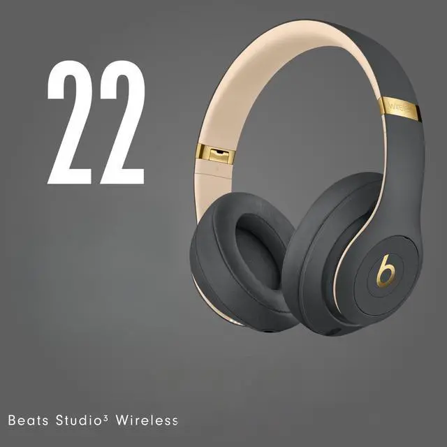 Alt view image 3 of 5 - Beats Studio3 Wireless Noise Cancelling Over-Ear Headphones - Apple W1 Headphone Chip, Class 1 Bluetooth, 22 Hours of Listening Time, Built-in Microphone