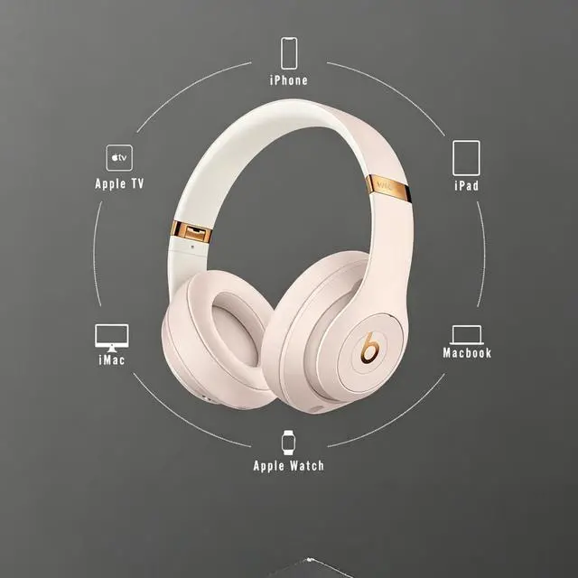 Alt view image 3 of 6 - Beats Studio3 Wireless Noise Cancelling Over-Ear Headphones - Apple W1 Headphone Chip, Class 1 Bluetooth, 22 Hours of Listening Time, Built-in Microphone