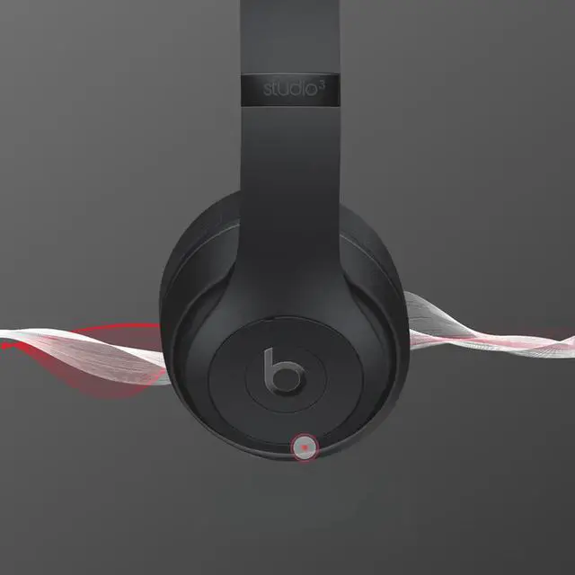 Alt view image 2 of 6 - Beats Studio3 Wireless Noise Cancelling Over-Ear Headphones - Apple W1 Headphone Chip, Class 1 Bluetooth, 22 Hours of Listening Time, Built-in Microphone