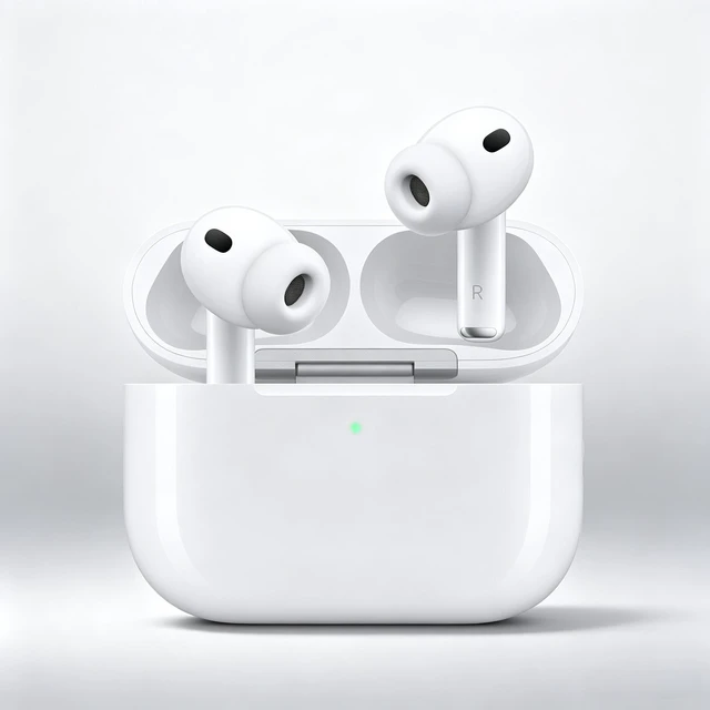 Main image of AirPods Pro 3 Wireless Earbuds, Active Noise Cancellation, Transparency Mode, Adaptive Audio, Personalized Spatial Audio, Bluetooth Earphones, MagSafe Charging Case, Sweat Resistant Design for M
