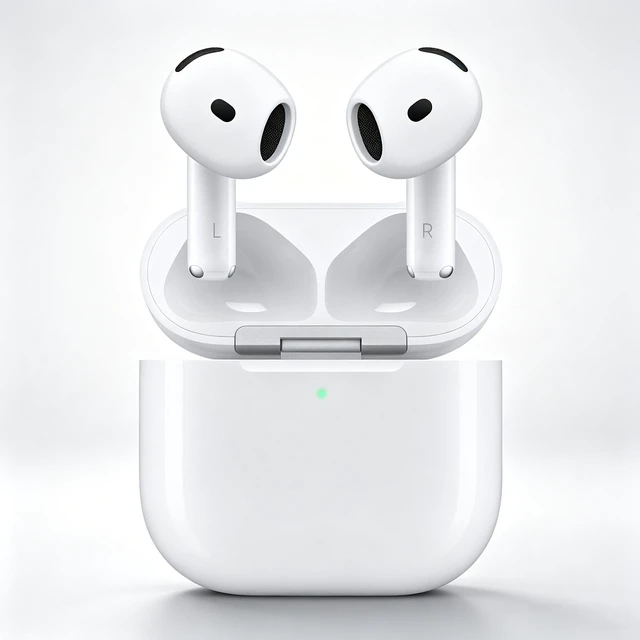 Main image of AirPods 4 Wireless Earbuds, Bluetooth Headphones with USB-C Charging Case, Personalized Spatial Audio, Voice Isolation, Clear Sound, Comfortable Open-Ear Design for iPhone, iPad & Mac