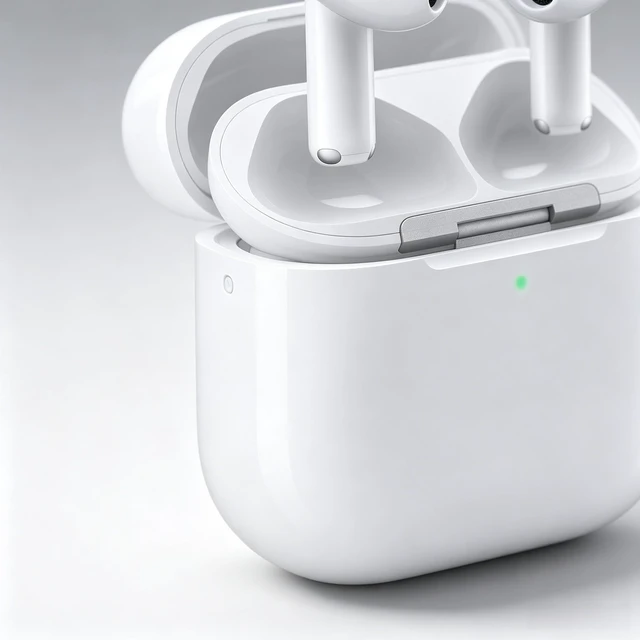 Alt view image 6 of 6 - AirPods 4 Wireless Earbuds, Bluetooth Headphones with USB-C Charging Case, Personalized Spatial Audio, Voice Isolation, Clear Sound, Comfortable Open-Ear Design for iPhone, iPad & Mac