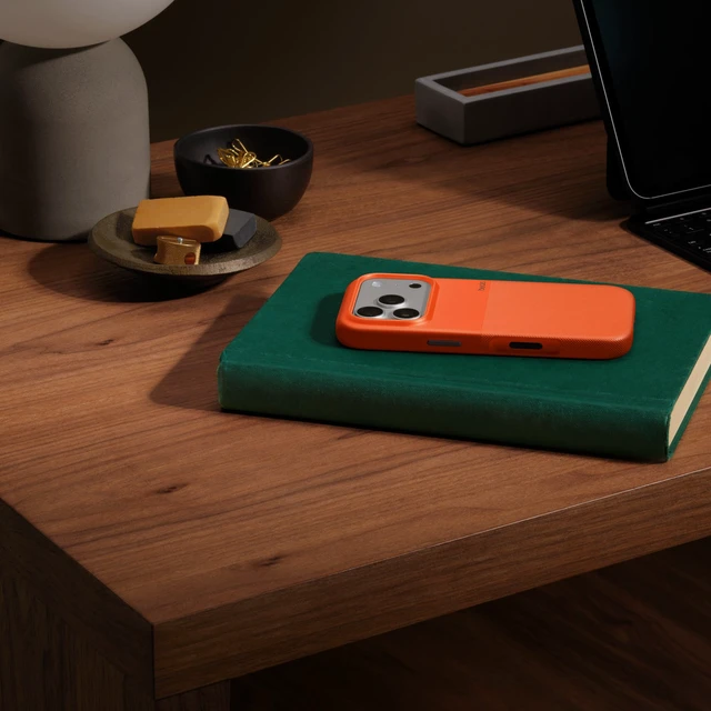 Alt view image 2 of 4 - iPhone 17 Pro Case Mountain Orange, Durable Shockproof Cover, Drop-Resistant Protective Phone Case with Full Camera Guard, Raised Screen Bezel, Anti-Scratch Surface and Secure Non-Slip Grip
