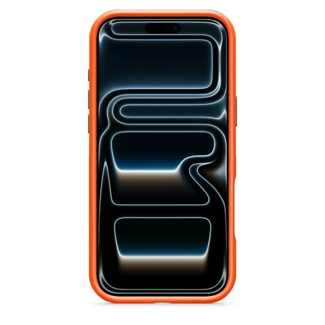 Alt view image 3 of 4 - iPhone 17 Pro Max Case Mountain Orange, Rugged Shockproof Phone Cover, Drop-Resistant Protective Case with Reinforced Corners, Raised Camera Lens Guard, Full Screen Bezel Protection, Anti-Scratch Grip