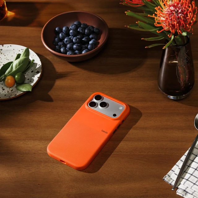 Alt view image 2 of 4 - iPhone 17 Pro Max Case Mountain Orange, Rugged Shockproof Phone Cover, Drop-Resistant Protective Case with Reinforced Corners, Raised Camera Lens Guard, Full Screen Bezel Protection, Anti-Scratch Grip