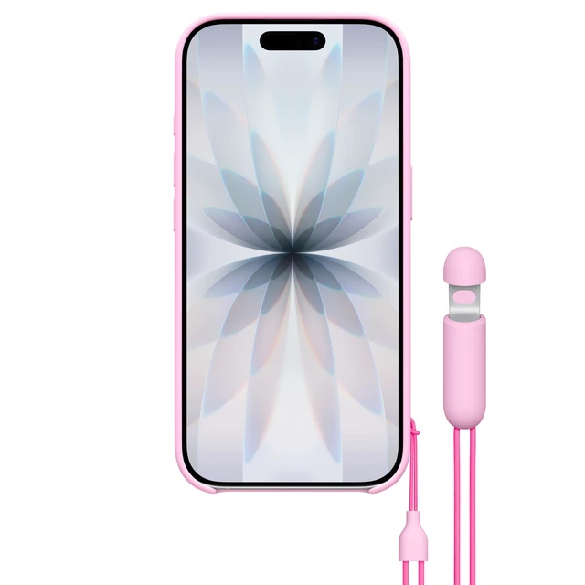 Alt view image 3 of 5 - iPhone 17 Case Pebble Pink, Protective Phone Cover with Built-In Kickstand, Shockproof Design, Raised Camera & Screen Protection, Scratch Resistant, Non-Slip Grip, Hands-Free Viewing Stand
