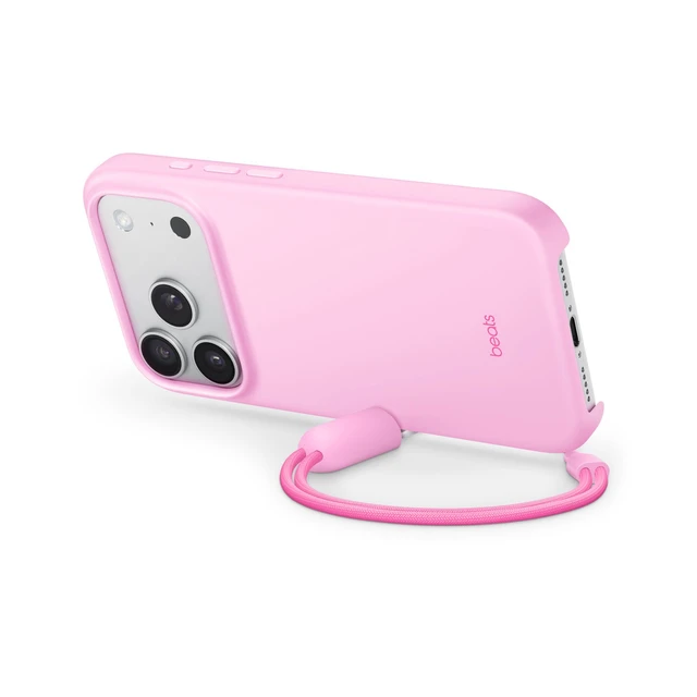 Alt view image 5 of 5 - iPhone 17 Pro Case Pebble Pink, Protective Kickstand Cover with Foldable Stand, Shock-Absorbing Design, Raised Camera Guard, Screen Edge Protection, Anti-Scratch Surface and Comfortable Non-Slip Grip