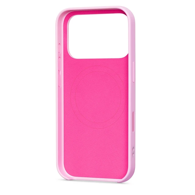 Alt view image 4 of 5 - iPhone 17 Pro Case Pebble Pink, Protective Kickstand Cover with Foldable Stand, Shock-Absorbing Design, Raised Camera Guard, Screen Edge Protection, Anti-Scratch Surface and Comfortable Non-Slip Grip