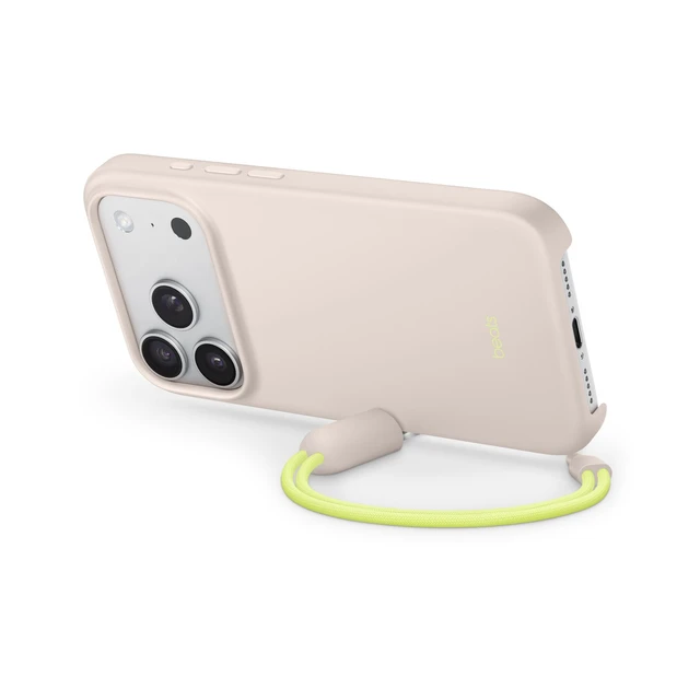 Alt view image 5 of 5 - iPhone 17 Pro Case Light Rock Gray, Protective Stand Cover with Built-In Kickstand, Shock-Resistant Phone Case, Full Camera Protection, Raised Screen Lip, Scratch-Resistant Finish and Easy Grip