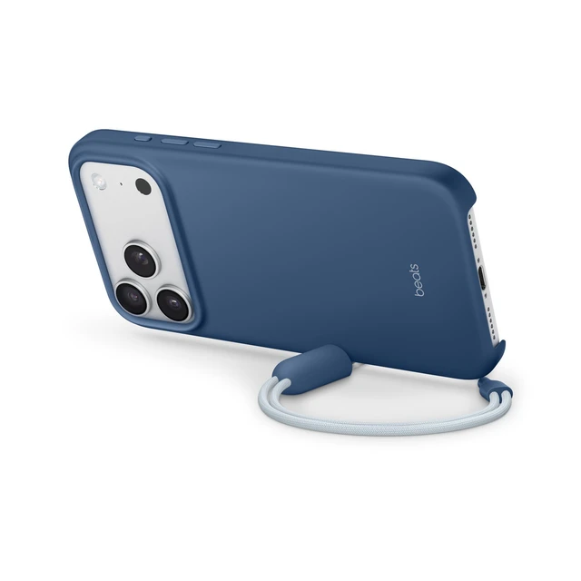 Alt view image 5 of 5 - iPhone 17 Pro Max Case Rocky Stone Blue, Rugged Kickstand Cover with Foldable Stand, Shockproof Phone Protection, Reinforced Camera Lens Guard, Raised Screen Bezel, Scratch-Resistant Non-Slip Design