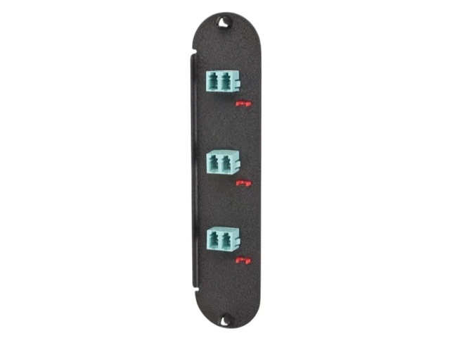 Alt view image 7 of 7 - Corning CCH-CP06-E4 Fiber Optic Adapter Panel, 3 LC Duplex OM3/OM4 50um Multimode 6F