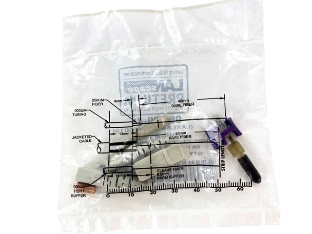 Alt view image 2 of 3 - Corning 95-000-41 Unicam SC OM1 Multimode 62.5um High Performance Pretium Fiber Optic Connector