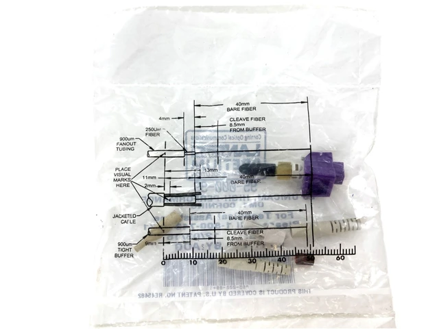 Alt view image 2 of 3 - Corning 95-000-99 Unicam LC OM1 Multimode 62.5 High Performance Pretium Fiber Optic Connector