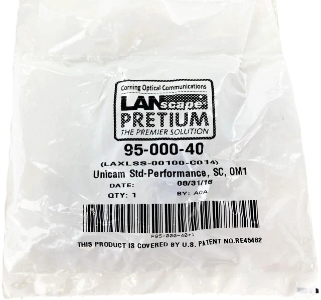 Alt view image 2 of 4 - Corning UniCam 95-000-40 Fiber Optic Connector
