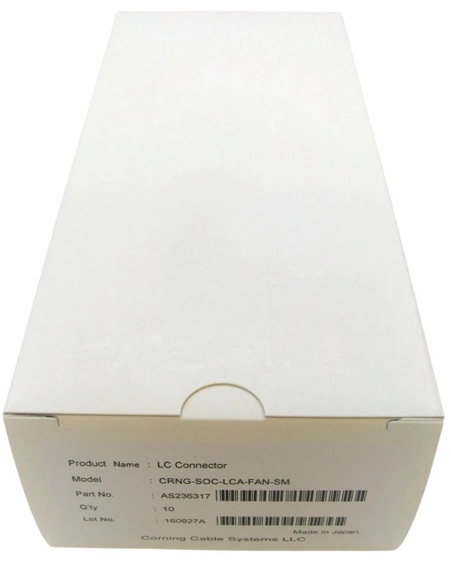 Alt view image 2 of 5 - Corning FuseLite SOC-LCA-FAN-SM LC/APC OS2 Single-Mode Buffer Tube Fan-Out Connectors 10-Pack