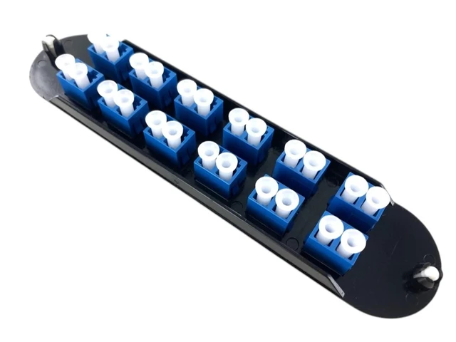 Alt view image 3 of 3 - Corning CCH-CP24-A9-U LANscape CCH Fiber Optic Patch Panel, 12 LC Duplex OS2 Singlemode Adapters
