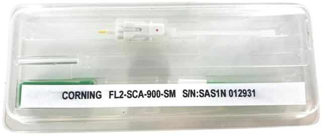 Main image of Corning FL2-SCA-900-SM FuseLite 2 SC/APC Splice-On Fiber Optic Connector, 900 µm Single-Mode OS2, Green