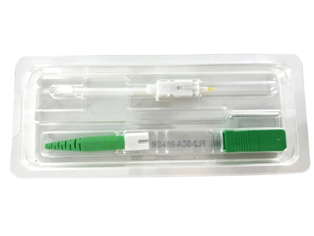 Alt view image 2 of 2 - Corning FL2-SCA-900-SM FuseLite 2 SC/APC Splice-On Fiber Optic Connector, 900 µm Single-Mode OS2, Green