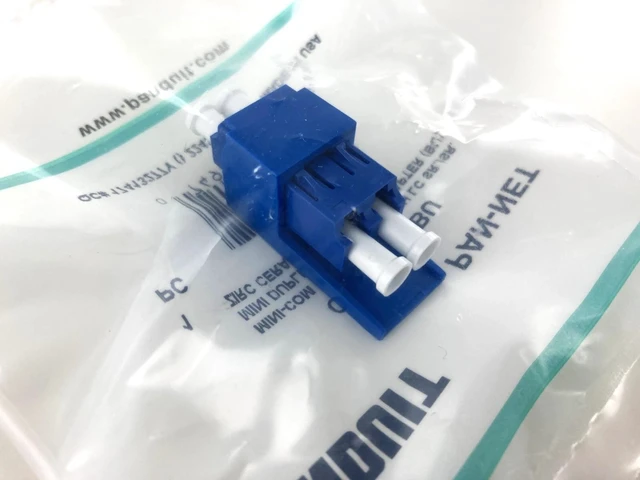 Alt view image 15 of 16 - Pannet Adapter,Singlemode Duplex LC Fiber,Blue CMDSLCZBU