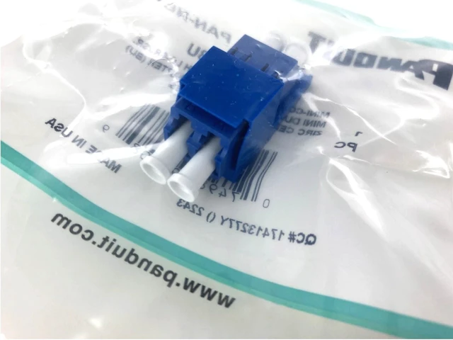 Alt view image 16 of 16 - Pannet Adapter,Singlemode Duplex LC Fiber,Blue CMDSLCZBU