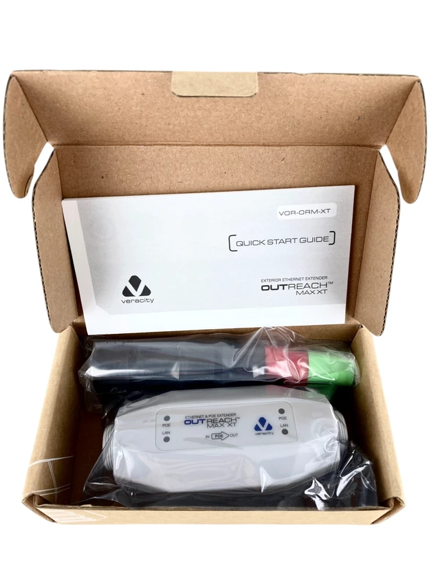 Alt view image 5 of 7 - Veracity USA Veracity Outreach Max XT POE/LAN Extender - External use (100m per Unit) VOR-ORM-XT