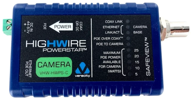 Alt view image 4 of 7 - Veracity USA Powerstar Ethernet Poe Over Camera Unit VHW-HWPS-C