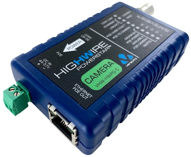 Alt view image 5 of 7 - Veracity USA Powerstar Ethernet Poe Over Camera Unit VHW-HWPS-C