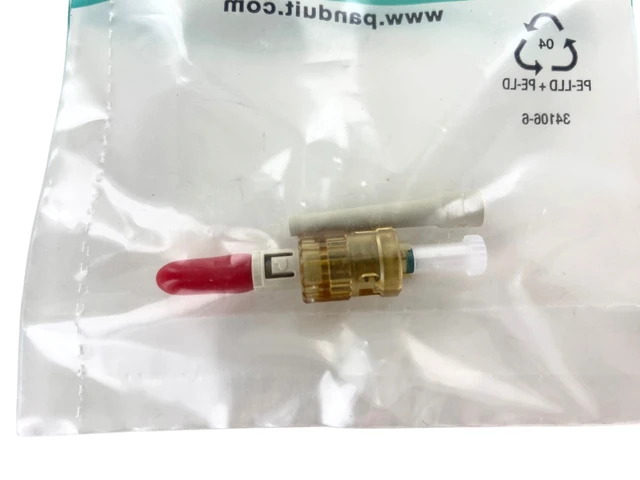 Alt view image 10 of 10 - Panduit FSTMC6EI Opticam ST Simplex OM1 Multimode 62.5 Fiber Connector