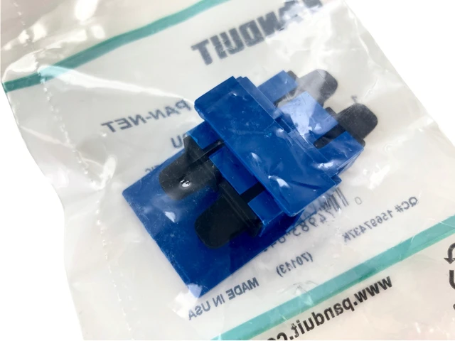 Alt view image 9 of 10 - PANNET CMDBUSCZBU Adapter,Singlemode Duplex SC Fiber,Blue