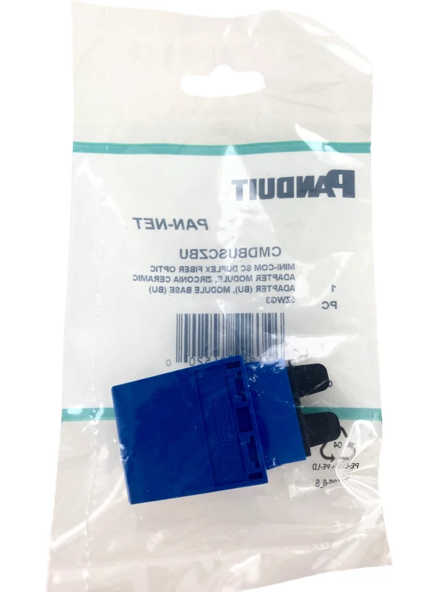 Alt view image 10 of 10 - PANNET CMDBUSCZBU Adapter,Singlemode Duplex SC Fiber,Blue