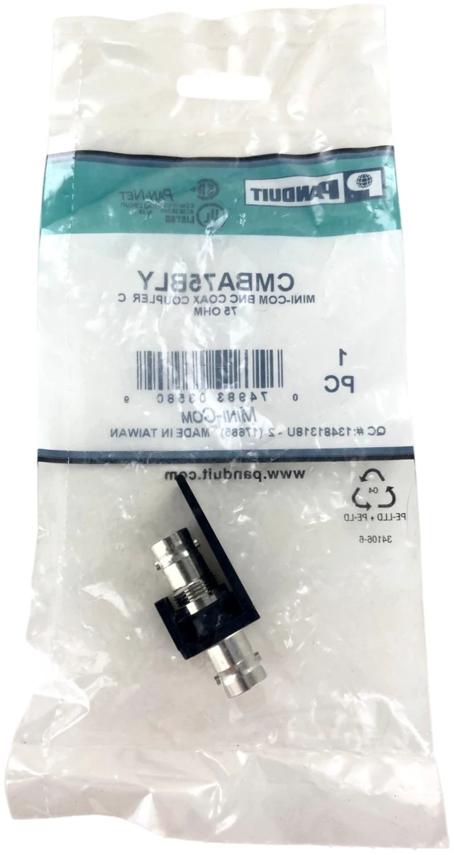 Alt view image 12 of 14 - Panduit Mini-Com Coaxial Antenna Adapter